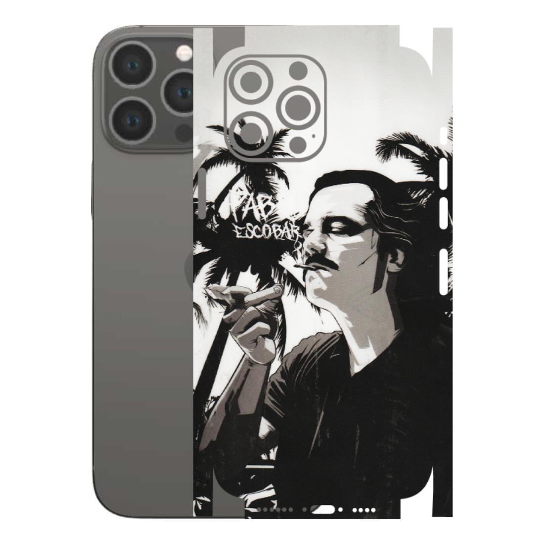 Apple iPhone Skins (All Models) - Pab Escobar - Transparent Finish (T-05) iPhone 13 Pro Max