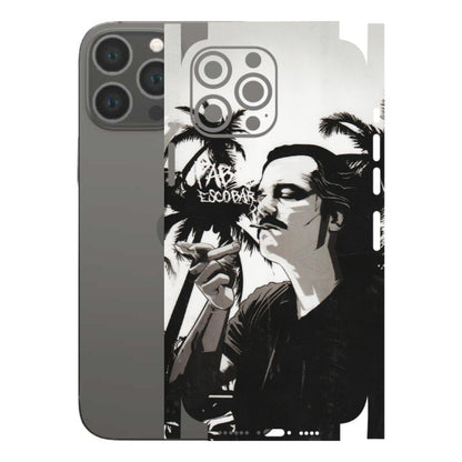 Apple iPhone Skins (All Models) - Pab Escobar - Transparent Finish (T-05) iPhone 13 Pro Max