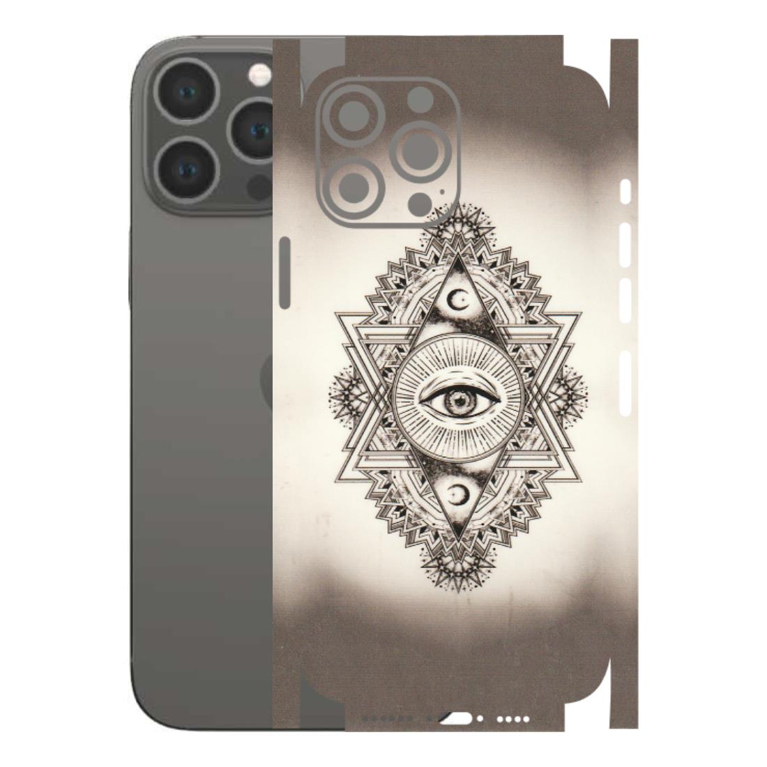Apple iPhone Skins (All Models) - Illuminati Great Eye - Transparent Finish (T-14) iPhone 13 Pro Max