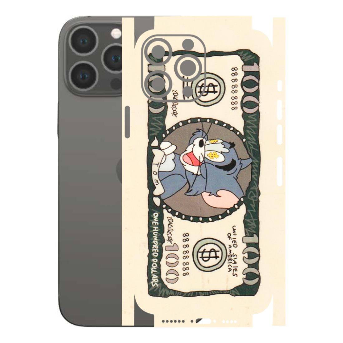 Apple iPhone Skins (All Models) - One Hundred Dollar Tom - Transparent Finish (T-16) iPhone 13 Pro Max