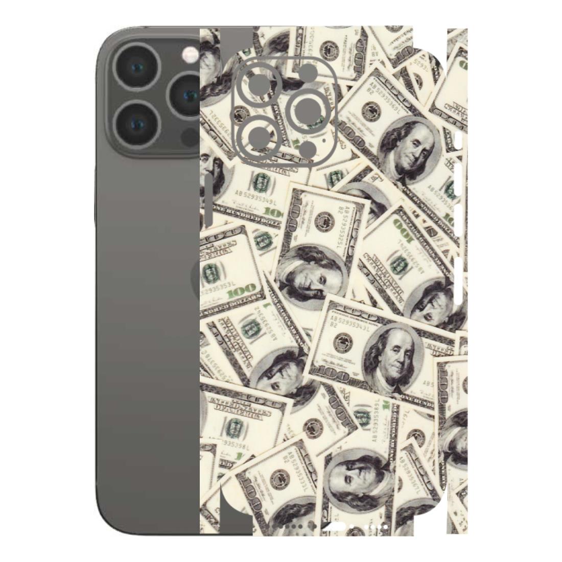 Apple iPhone Skins (All Models) - Dollar Lover - Transparent Finish (T-17) iPhone 13 Pro Max