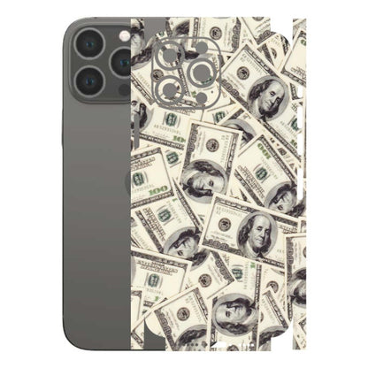 Apple iPhone Skins (All Models) - Dollar Lover - Transparent Finish (T-17) iPhone 13 Pro Max