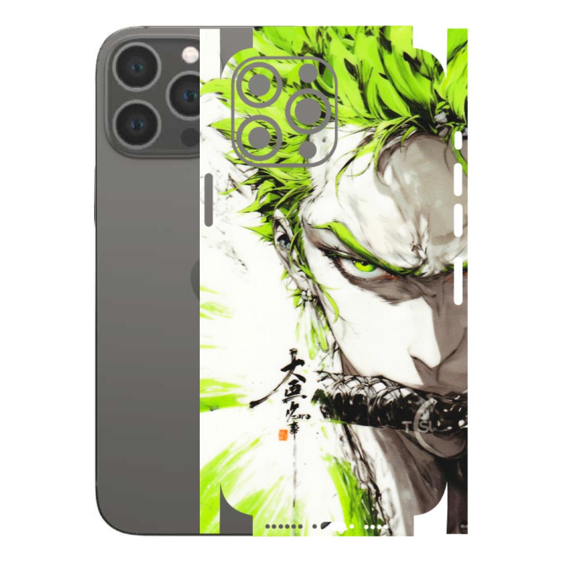 Apple iPhone Skins (All Models) - Roro Taku Anime - Transparent Finish (T-18) iPhone 13 Pro Max