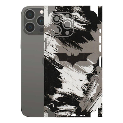 Apple iPhone Skins (All Models) - Batman Fleece DC - Transparent Finish (T-19) iPhone 13 Pro Max