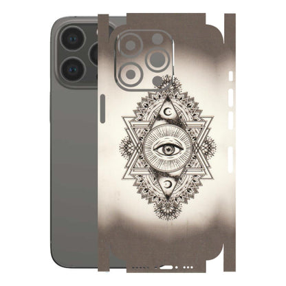 Apple iPhone Skins (All Models) - Illuminati Great Eye - Transparent Finish (T-14) iPhone 13 Pro