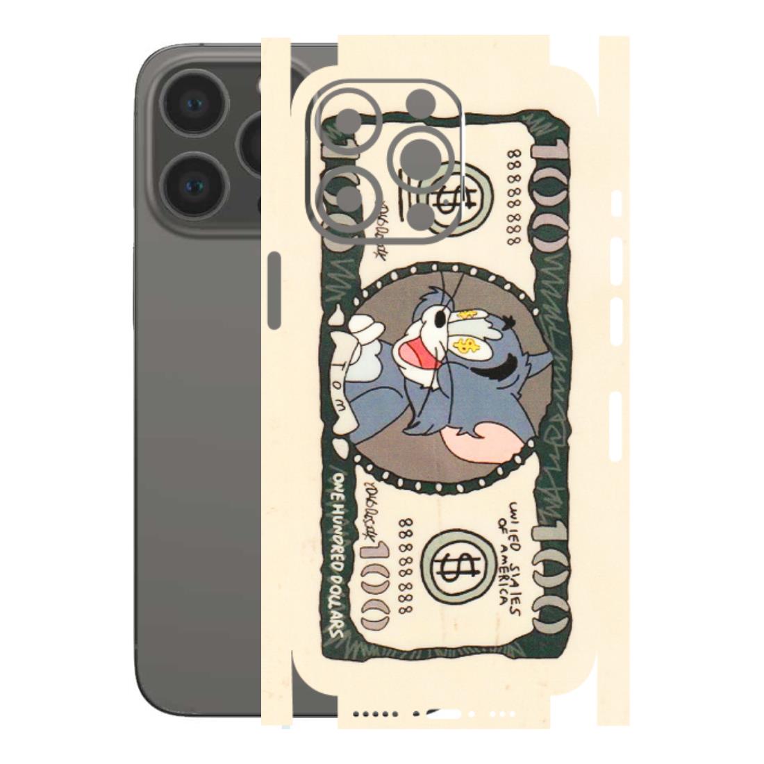 Apple iPhone Skins (All Models) - One Hundred Dollar Tom - Transparent Finish (T-16) iPhone 13 Pro