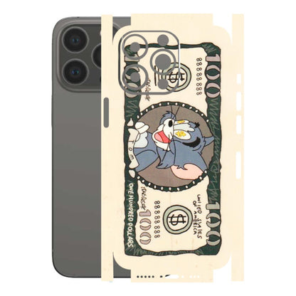 Apple iPhone Skins (All Models) - One Hundred Dollar Tom - Transparent Finish (T-16) iPhone 13 Pro