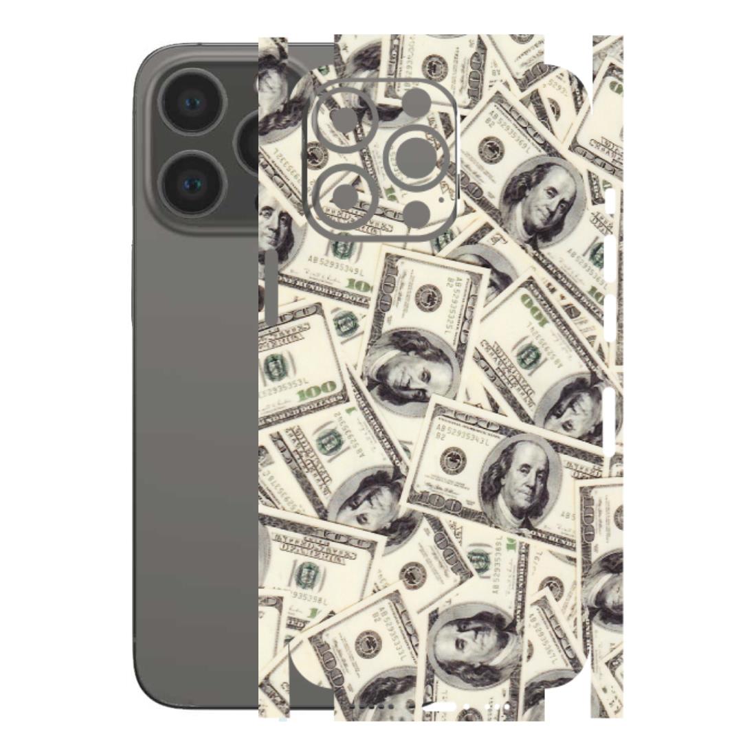 Apple iPhone Skins (All Models) - Dollar Lover - Transparent Finish (T-17) iPhone 13 Pro