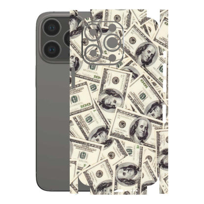 Apple iPhone Skins (All Models) - Dollar Lover - Transparent Finish (T-17) iPhone 13 Pro