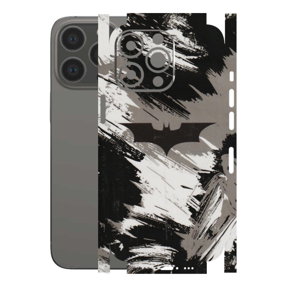 Apple iPhone Skins (All Models) - Batman Fleece DC - Transparent Finish (T-19) iPhone 13 Pro