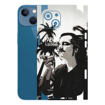 Apple iPhone Skins (All Models) - Pab Escobar - Transparent Finish (T-05) iPhone 13