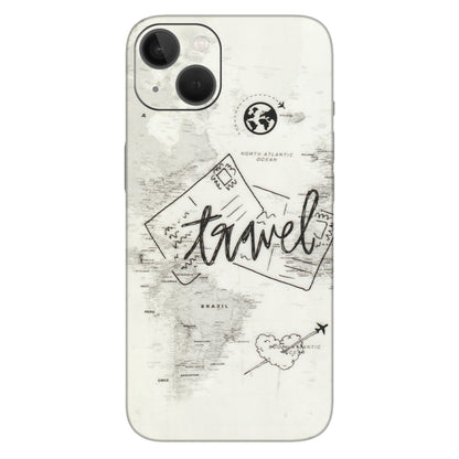 Apple iPhone Skins (All Models) - Travel Ticket - Transparent Finish (T-06) iPhone 13