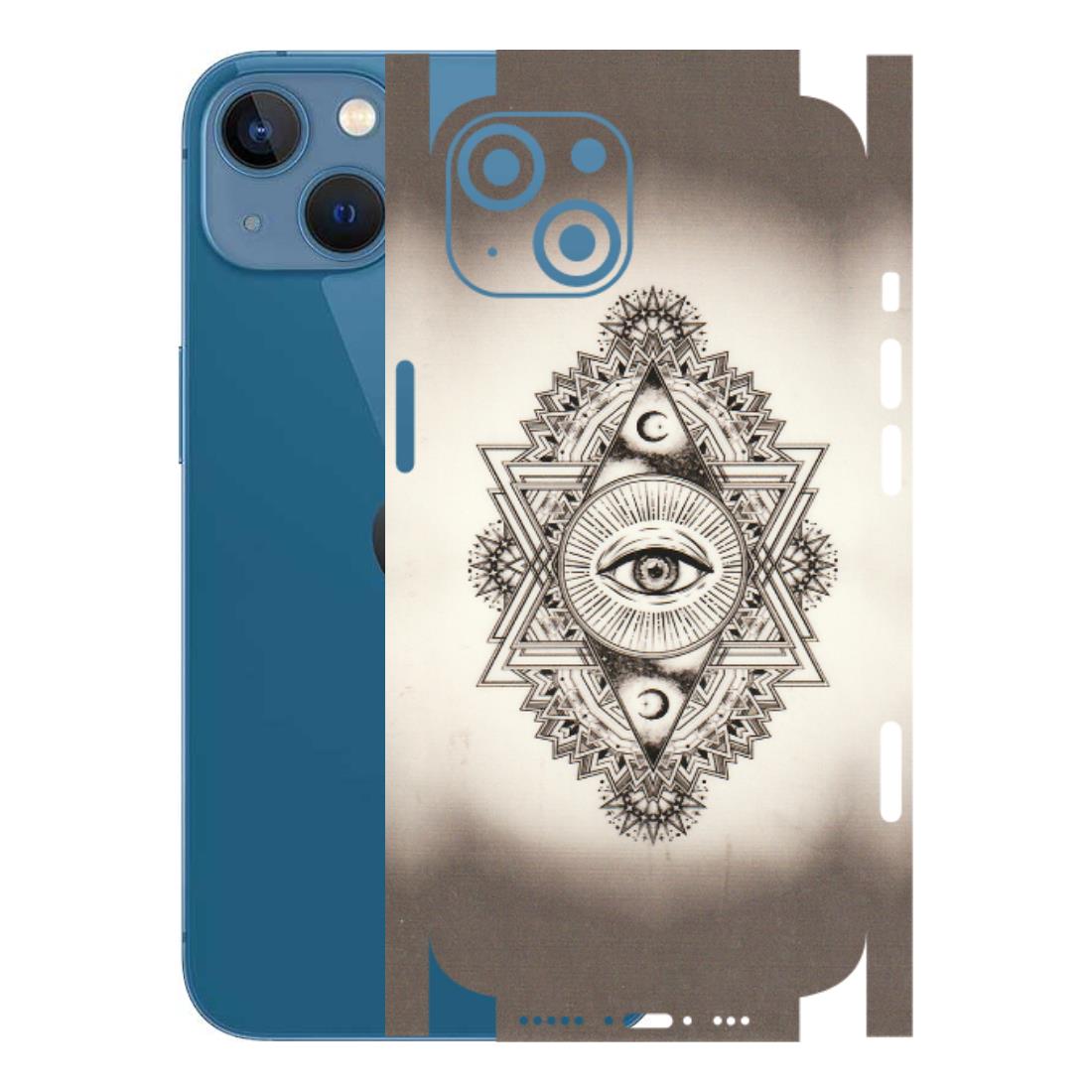 Apple iPhone Skins (All Models) - Illuminati Great Eye - Transparent Finish (T-14) iPhone 13