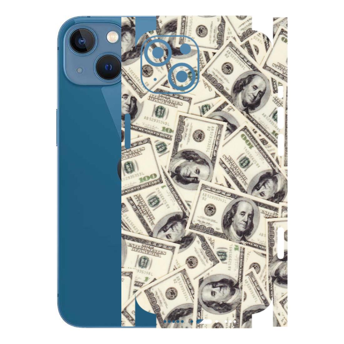 Apple iPhone Skins (All Models) - Dollar Lover - Transparent Finish (T-17) iPhone 13
