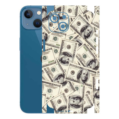 Apple iPhone Skins (All Models) - Dollar Lover - Transparent Finish (T-17) iPhone 13