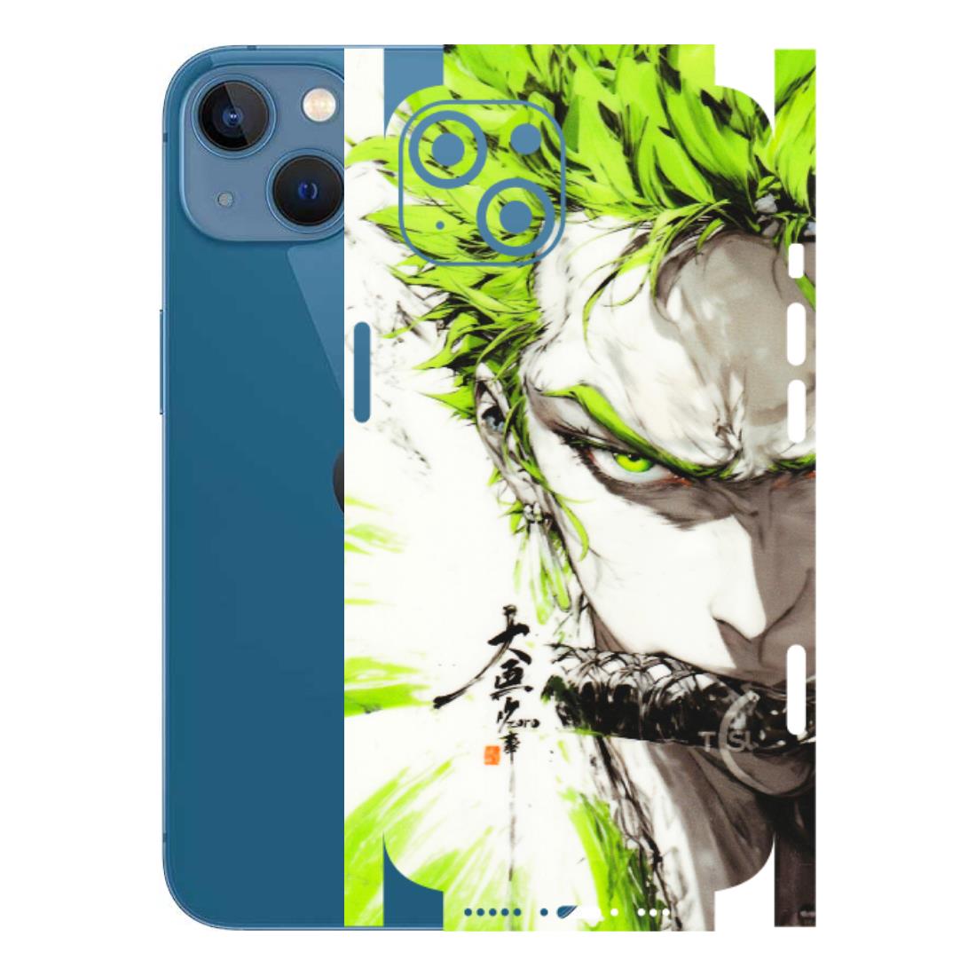 Apple iPhone Skins (All Models) - Roro Taku Anime - Transparent Finish (T-18) iPhone 13