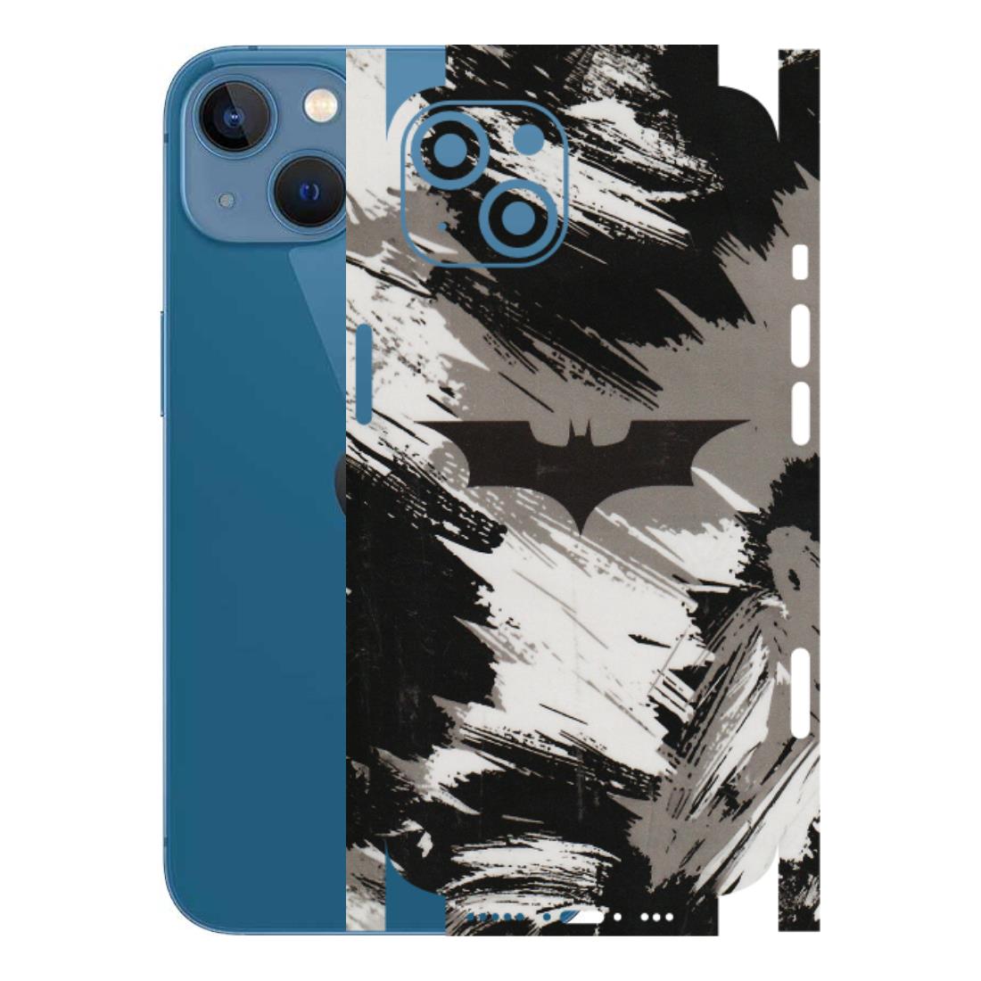 Apple iPhone Skins (All Models) - Batman Fleece DC - Transparent Finish (T-19) iPhone 13