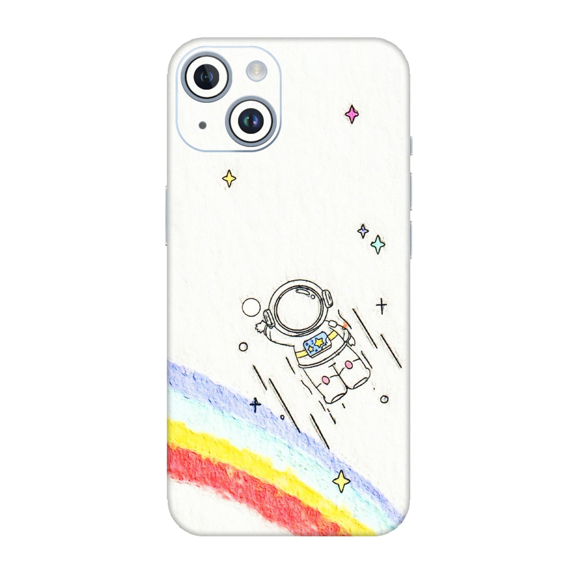 Apple iPhone Skins (All Models) - Milkyway Astronaut - 3D Embossed Finish (L-110) iPhone 14