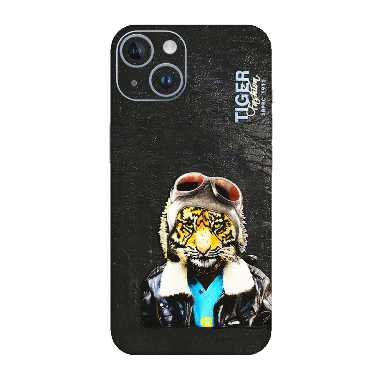 Apple iPhone Skins (All Models) - Rider Tiger - 3D Embossed Finish (L-113) iPhone 14