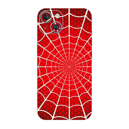 Apple iPhone Skins (All Models) - Classic Spidey Web - 3D Embossed Finish (L-115) iPhone 14