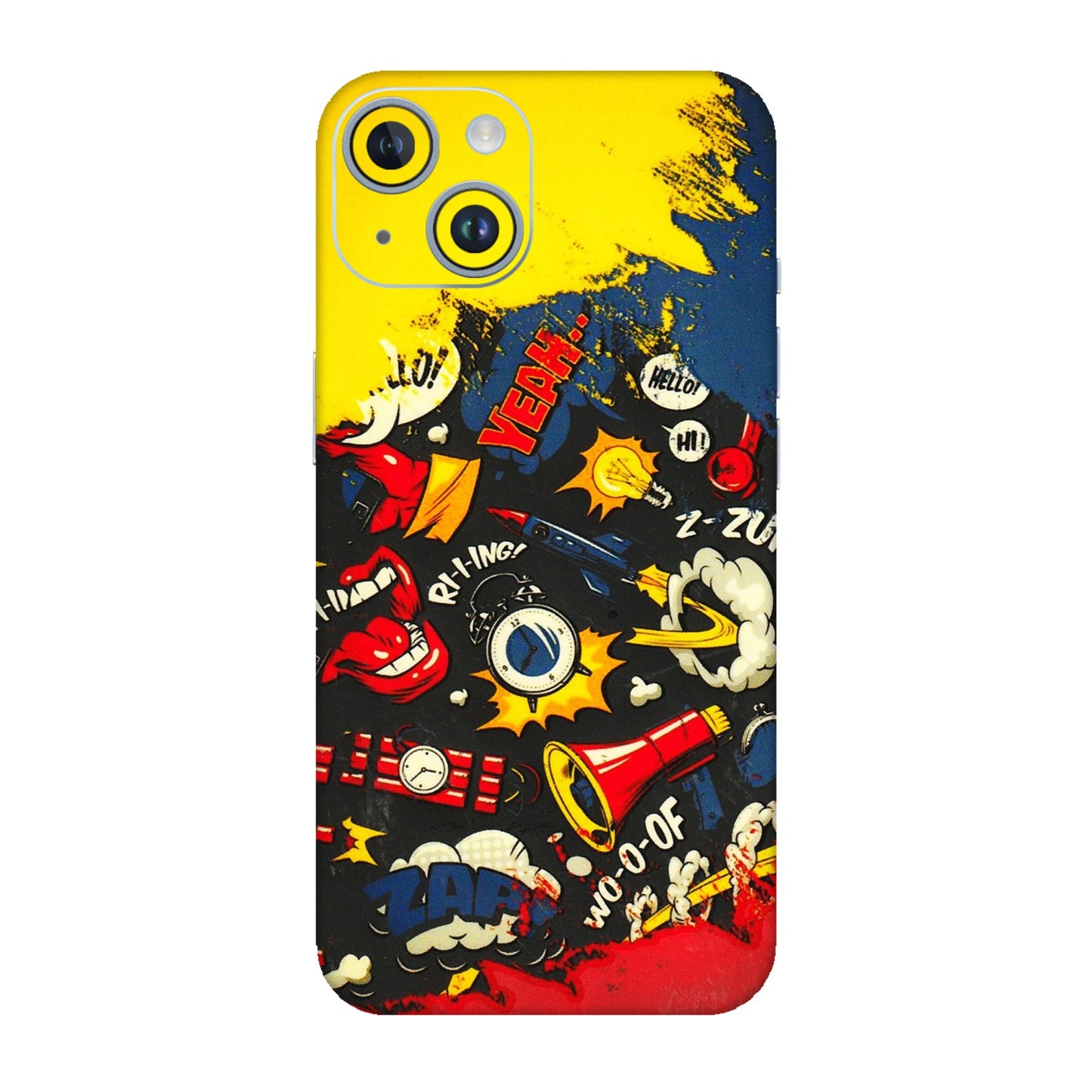 Apple iPhone Skins (All Models) - Pacific Doodle Art - 3D Embossed Finish (L-120) iPhone 14