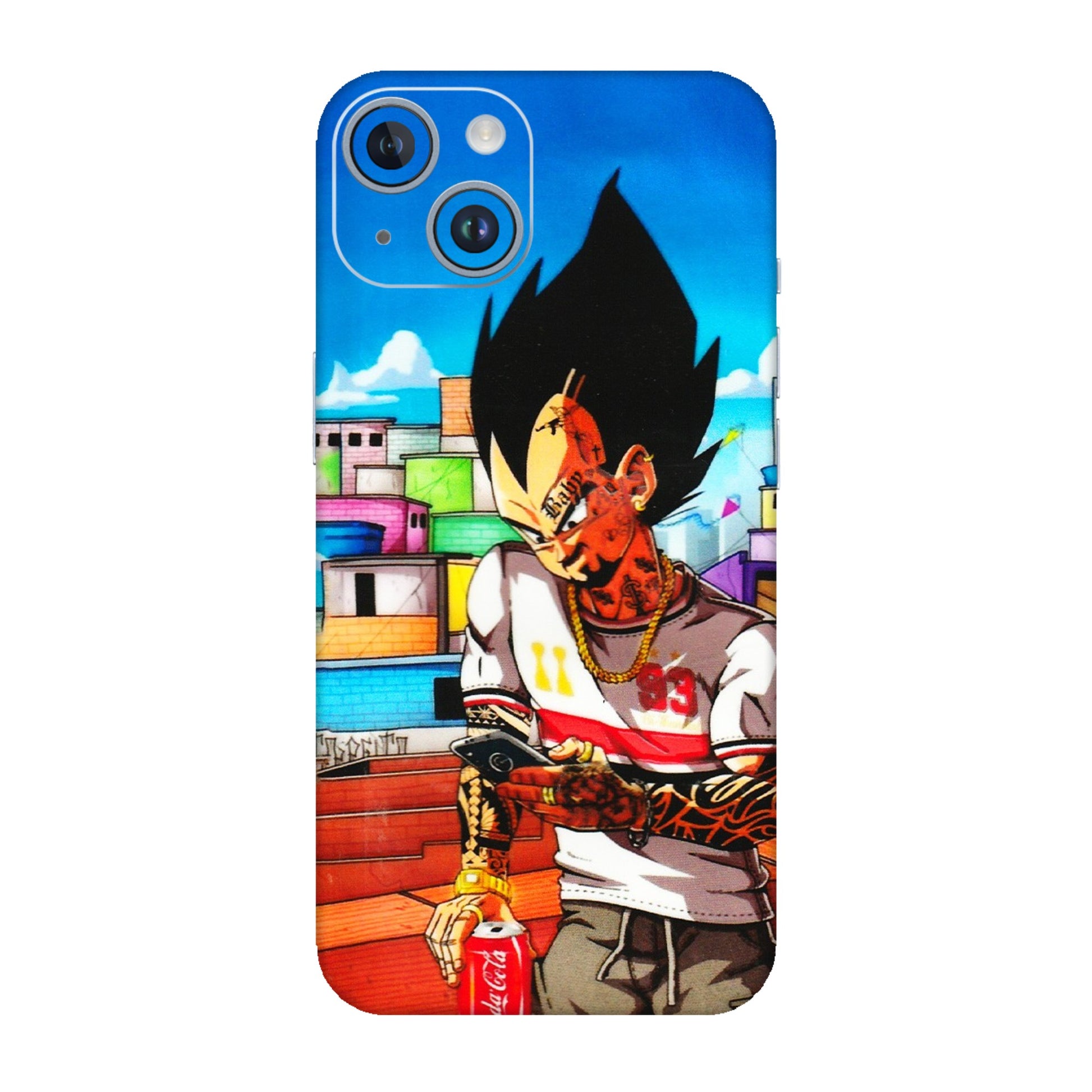 Apple iPhone Skins (All Models) - Vegeta - 3D Embossed Finish (L-136) iPhone 14