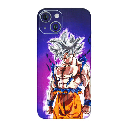Apple iPhone Skins (All Models) - Goku Purple Anime - 3D Embossed Finish (L-147) iPhone 14