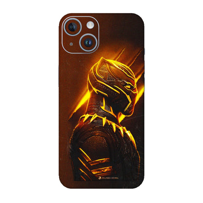 Apple iPhone Skins (All Models) - Gold Black Panther - 3D Embossed Finish (L-181) iPhone 14