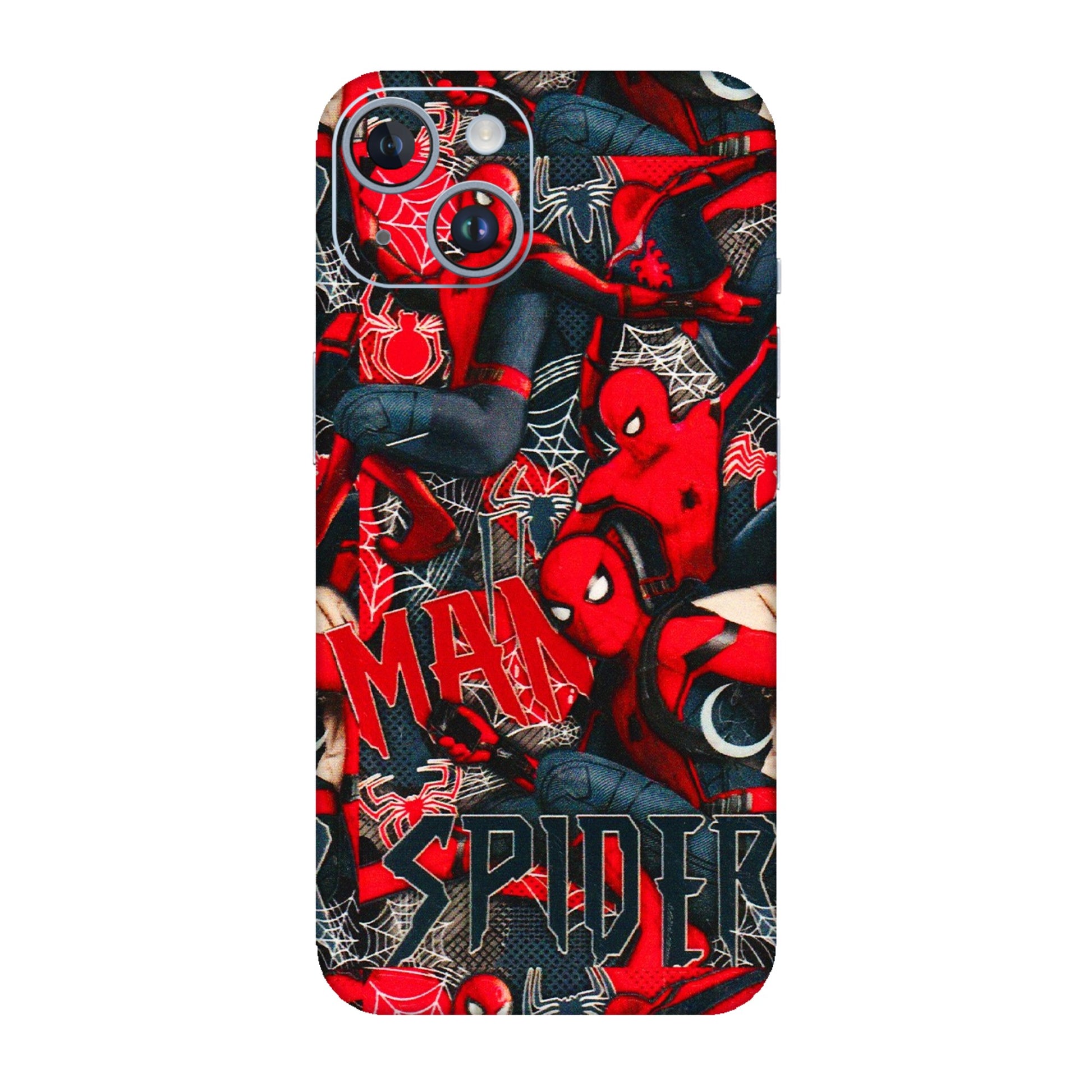 Apple iPhone Skins (All Models) - SpiderMan Cool - 3D Embossed Finish (L-188) iPhone 14
