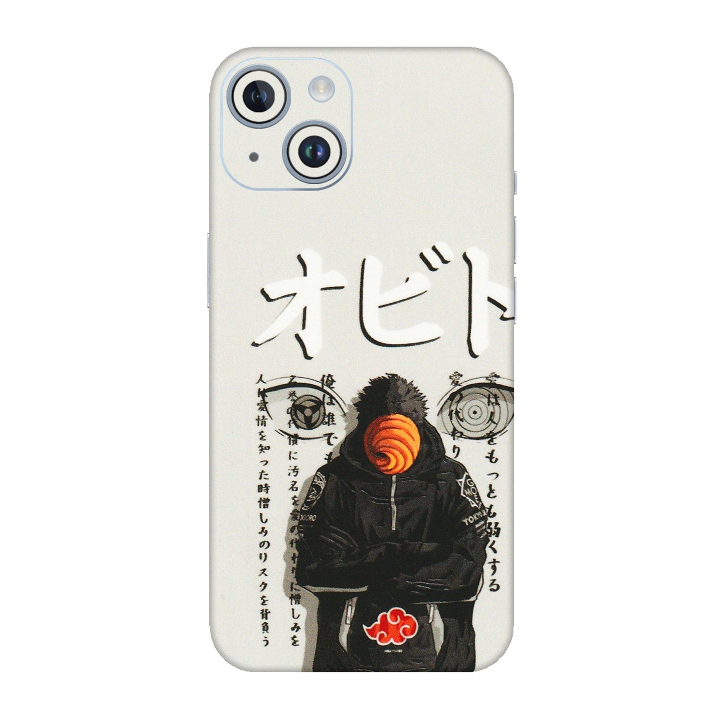 Apple iPhone Skins (All Models) - Obito Anime Eye - 3D Embossed Finish (L-19) iPhone 14
