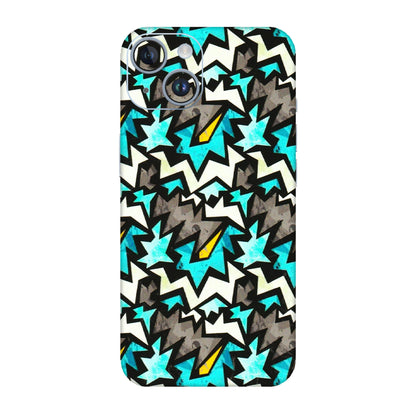 Apple iPhone Skins (All Models) - Funky Zig Zag - 3D Embossed Finish (L-223) iPhone 14