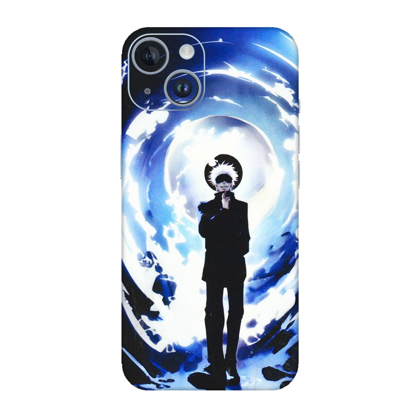 Apple iPhone Skins (All Models) - Satoru Gojo Dark Blue - 3D Embossed Finish (L-235) iPhone 14