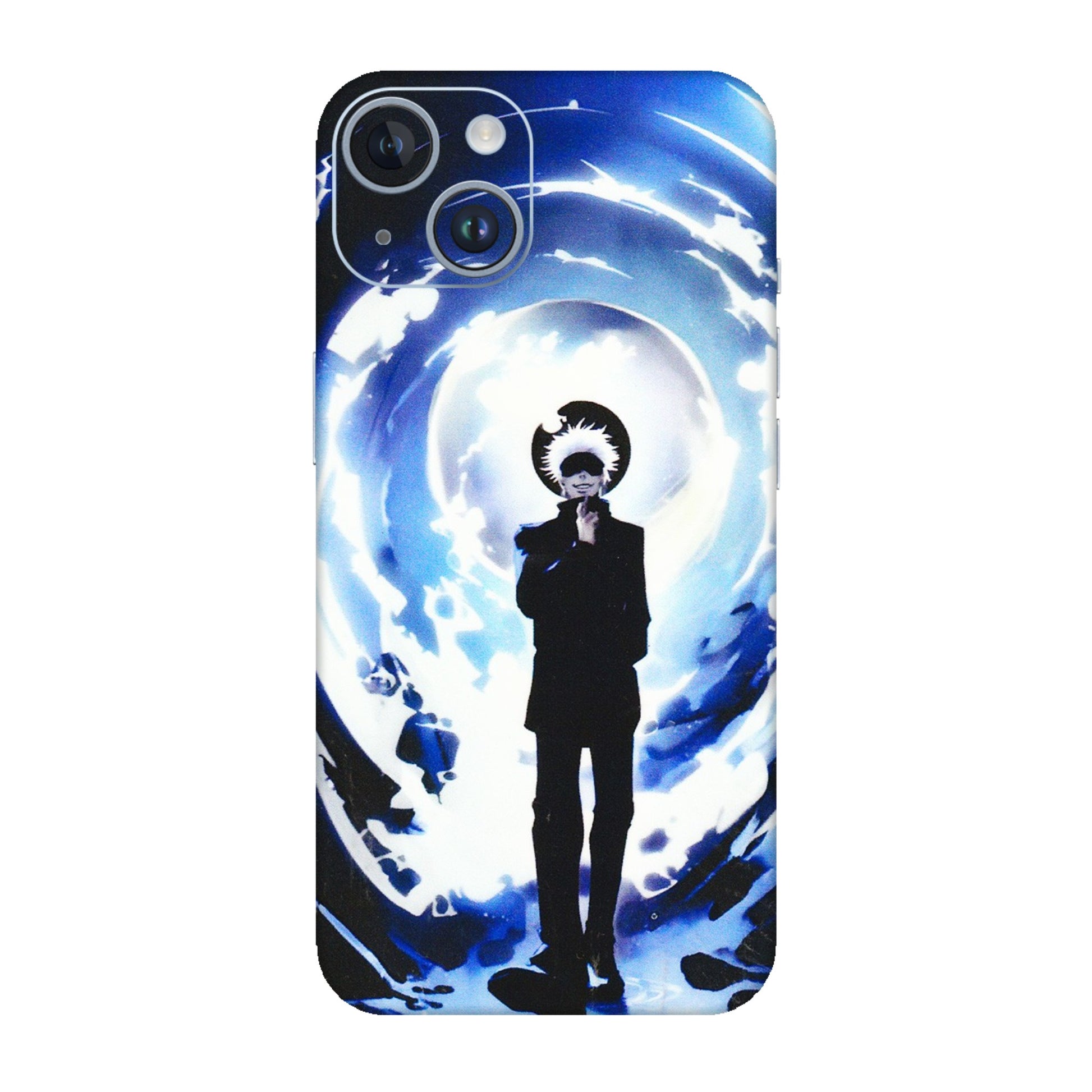 Apple iPhone Skins (All Models) - Satoru Gojo Dark Blue - 3D Embossed Finish (L-235) iPhone 14