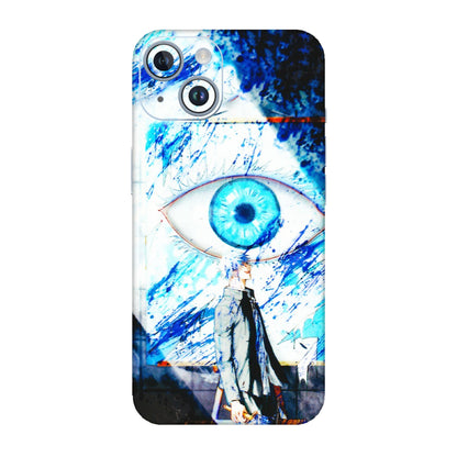 Apple iPhone Skins (All Models) - Gojo Satoru evil eye - 3D Embossed Finish (L-239) iPhone 14