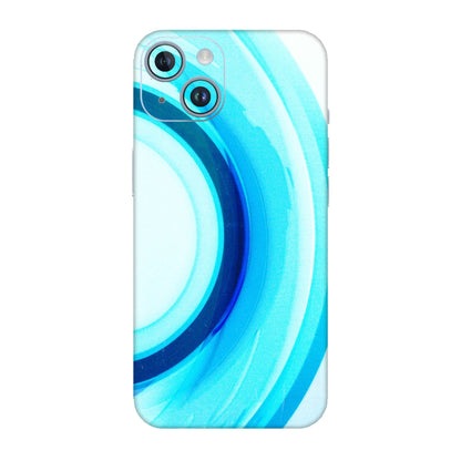 Apple iPhone Skins (All Models) - The Blue Curve - 3D Embossed Finish (L-244) iPhone 14