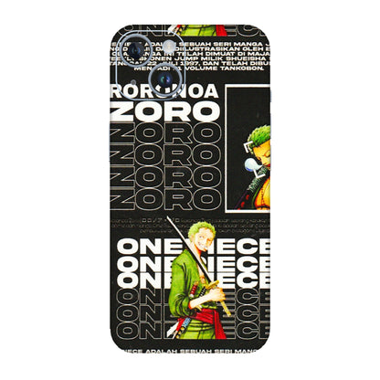Apple iPhone Skins (All Models) - One Piece Zoro - 3D Embossed Finish (L-250) iPhone 14