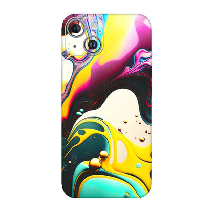 Apple iPhone Skins (All Models) - Multicolor Abstract pattern - 3D Embossed Finish (L-254) iPhone 14
