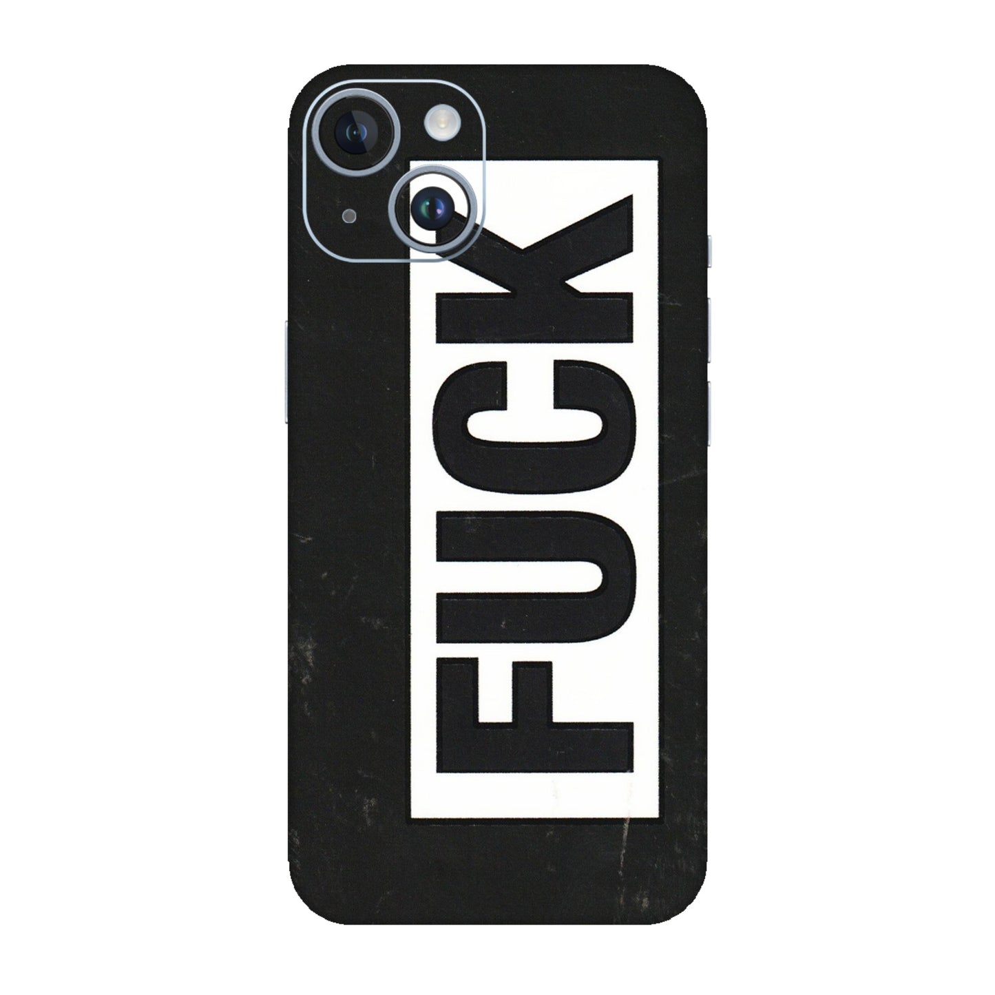 Apple iPhone Skins (All Models) - The F Word - 3D Embossed Finish (L-255) iPhone 14