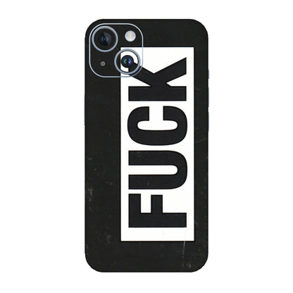 Apple iPhone Skins (All Models) - The F Word - 3D Embossed Finish (L-255) iPhone 14