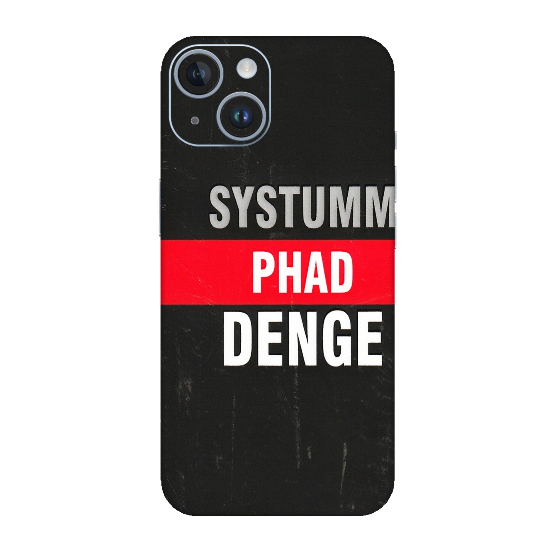 Apple iPhone Skins (All Models) - Systumm Phad Denge - 3D Embossed Finish (L-278) iPhone 14