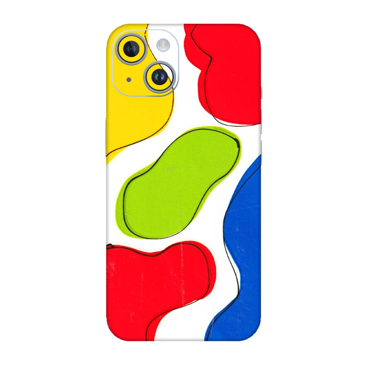Apple iPhone Skins (All Models) - RGB Colour Paint - 3D Embossed Finish (L-284) iPhone 14