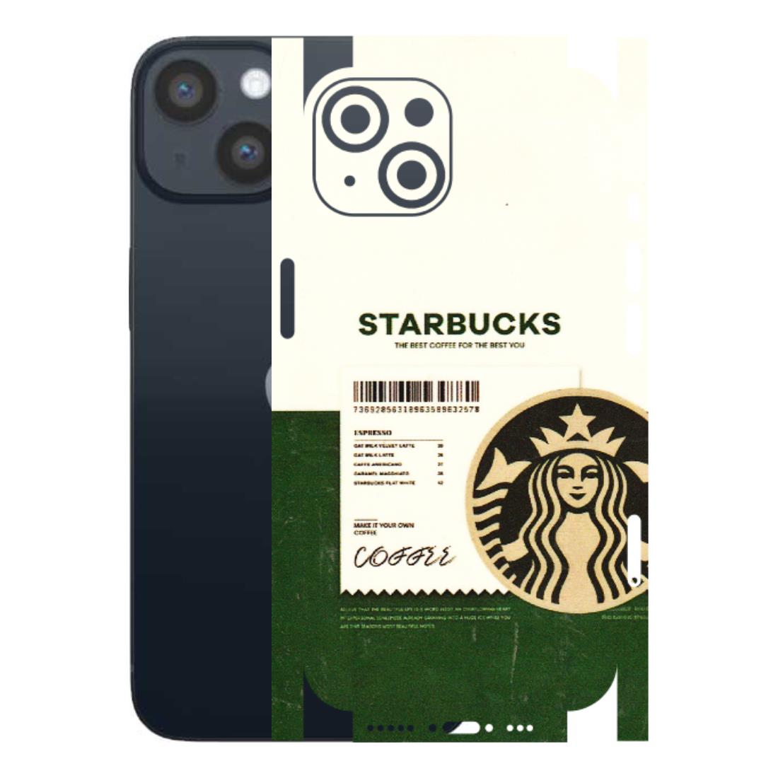 Apple iPhone Skins (All Models) - Starbucks Barcode - 3D Embossed Finish (L-308) iPhone 14