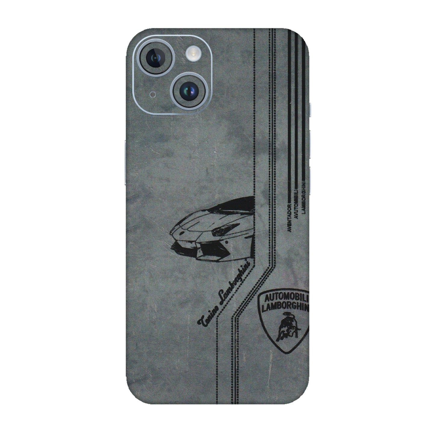 Apple iPhone Skins (All Models) - New Lamborgini Aventador - 3D Embossed Finish (L-321) iPhone 14