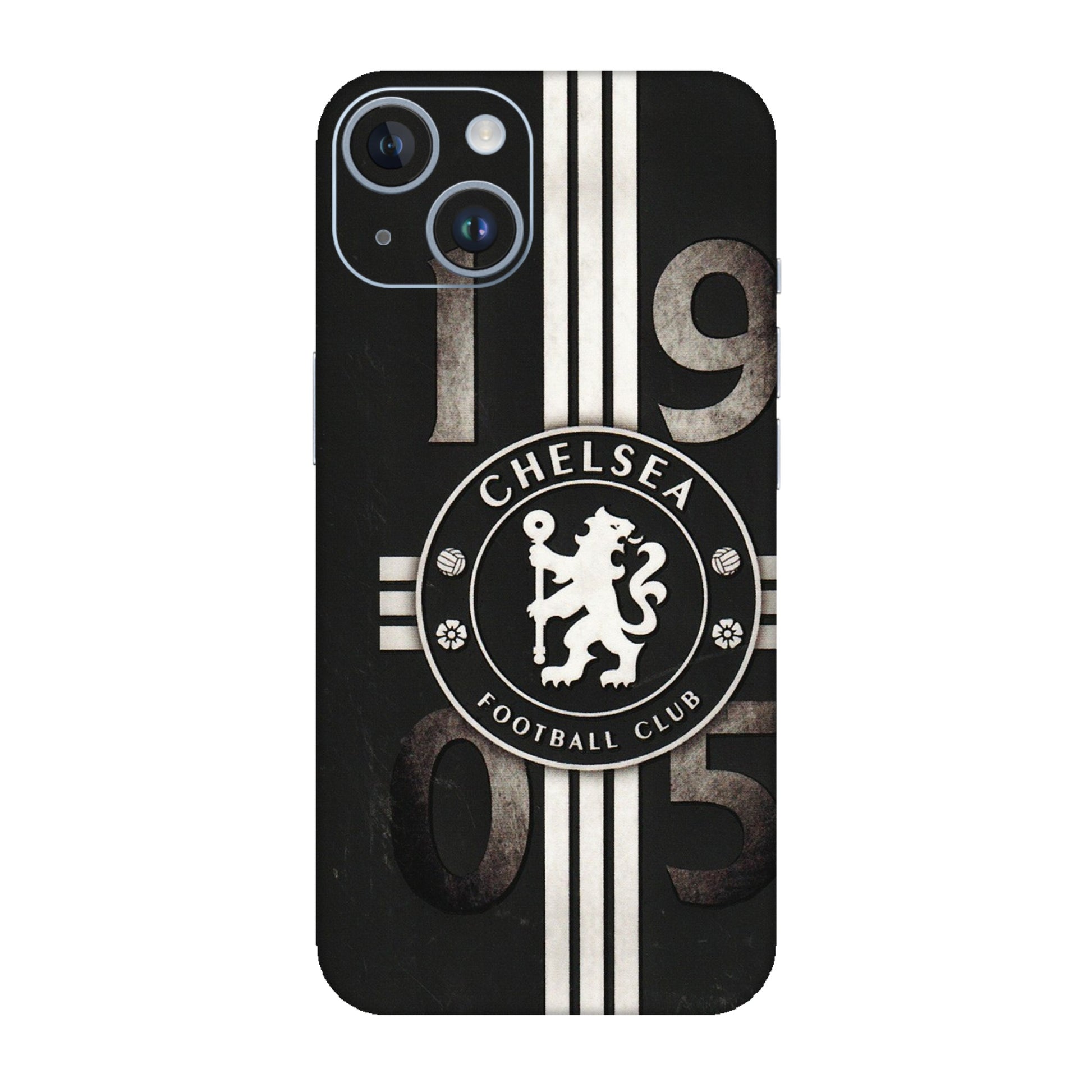 Apple iPhone Skins (All Models) - Chelsea Fan Club - 3D Embossed Finish (L-36) iPhone 14