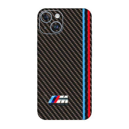 Apple iPhone Skins (All Models) - BM Carbon Fiber Feels - 3D Embossed Finish (L-38) iPhone 14