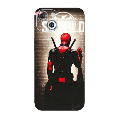 Apple iPhone Skins (All Models) - Deadpool - 3D Embossed Finish (L-56) iPhone 14