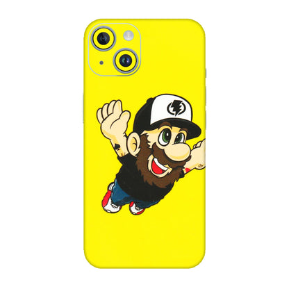 Apple iPhone Skins (All Models) - Flying Beardo - 3D Embossed Finish (L-60) iPhone 14