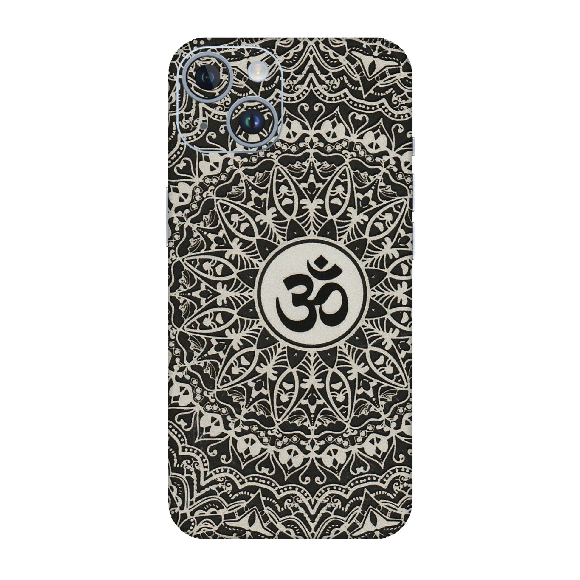 Apple iPhone Skins (All Models) - Aum Elegant Mandala - 3D Embossed Finish (L-62) iPhone 14