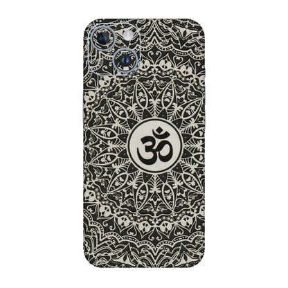 Apple iPhone Skins (All Models) - Aum Elegant Mandala - 3D Embossed Finish (L-62) iPhone 14