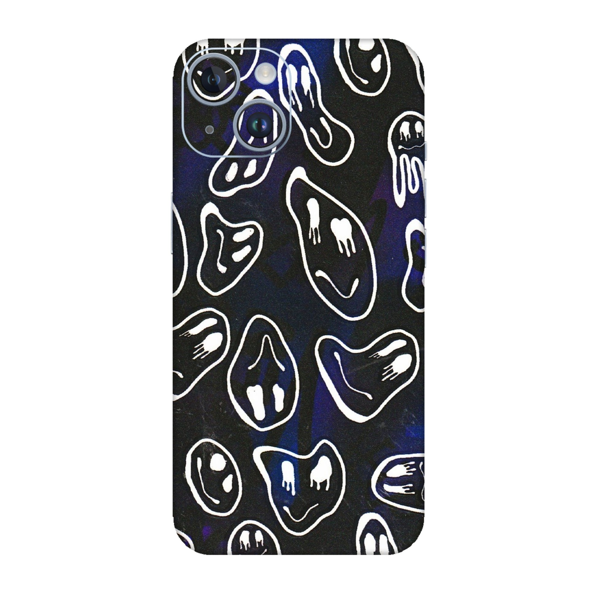 Apple iPhone Skins (All Models) - Distorted Smileys - 3D Embossed Finish (L-92) iPhone 14